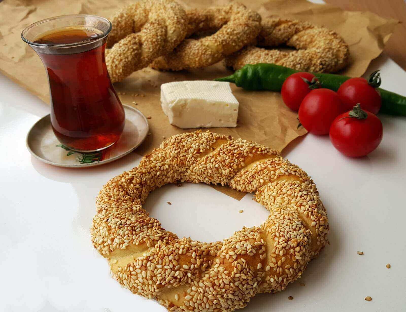 Türkische Sesamringe - Simit