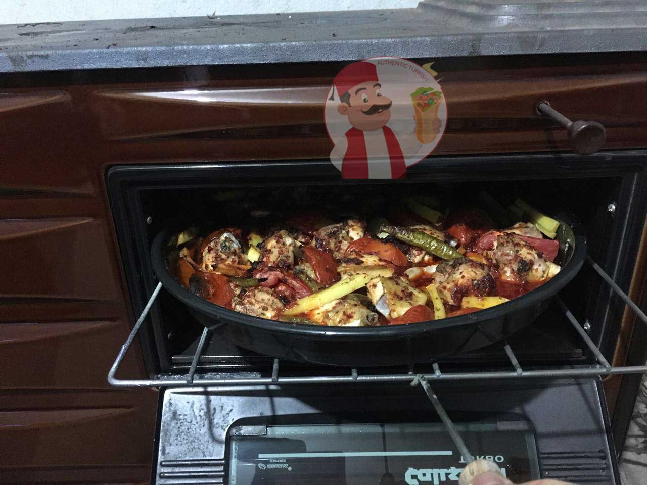 Soba Fırınında Tavuk Rezept - mit Bergpanorama