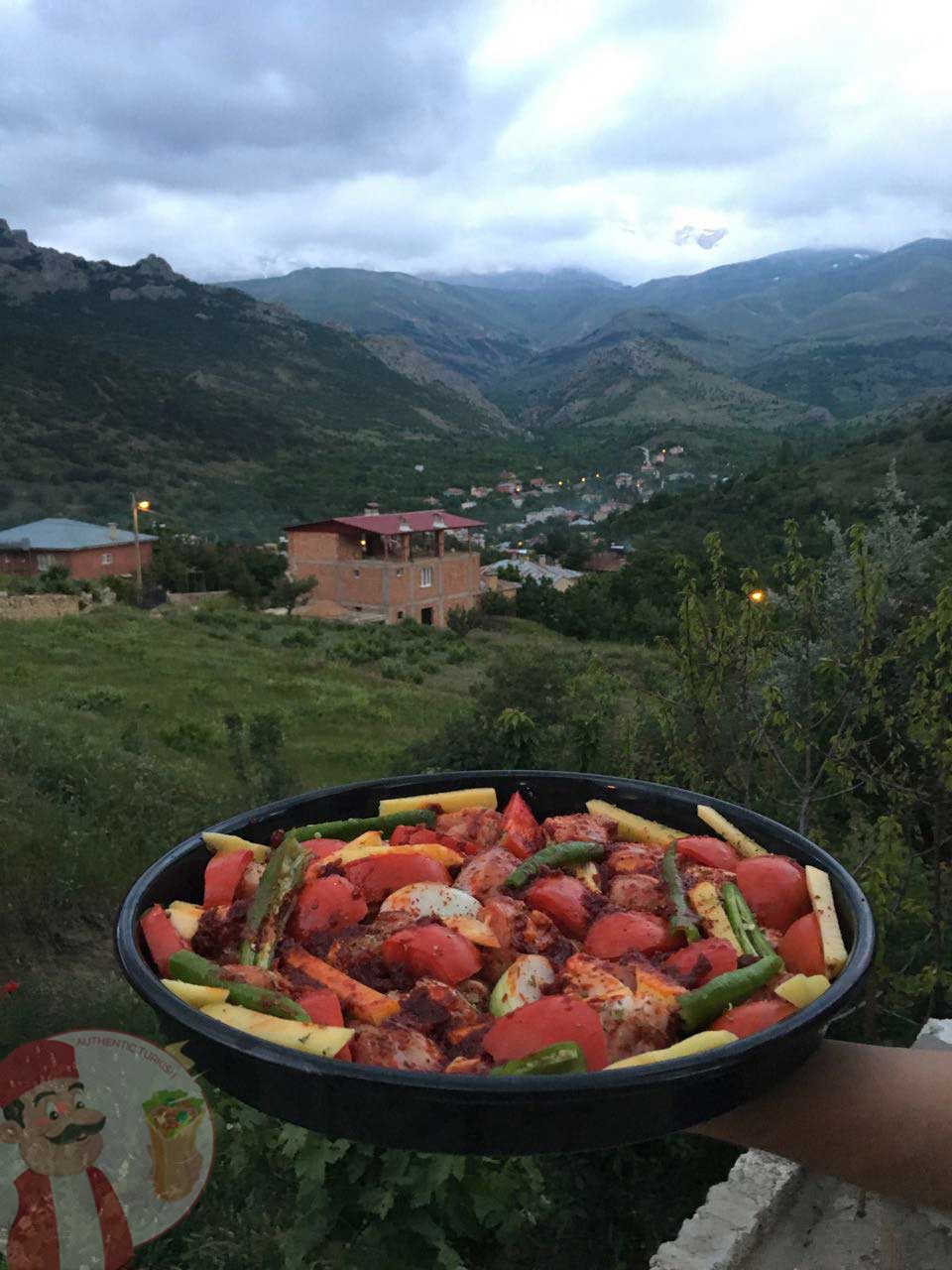 Soba Fırınında Tavuk Rezept - im traditionellen Ofen