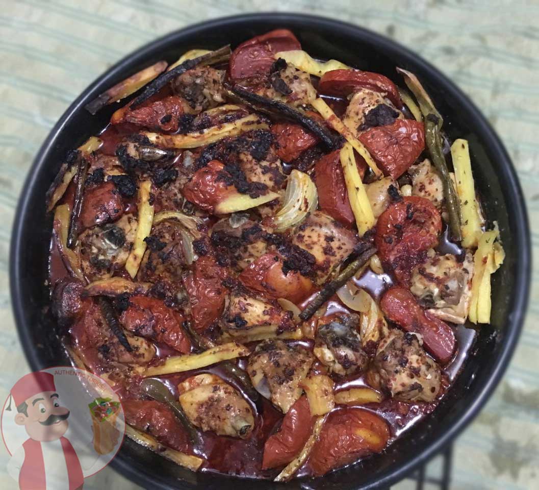 Soba Fırınında Tavuk Rezept - fertig gebacken