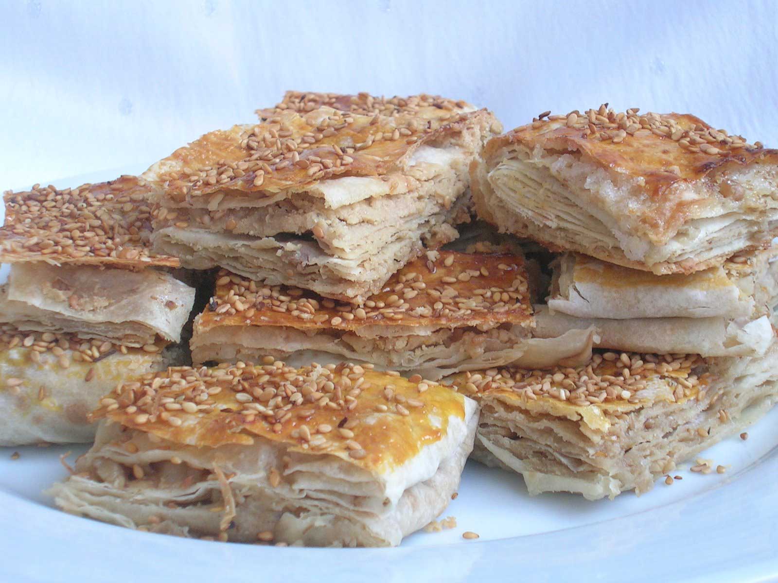 Gebäck mit Sesammus - Tahinli Çörek