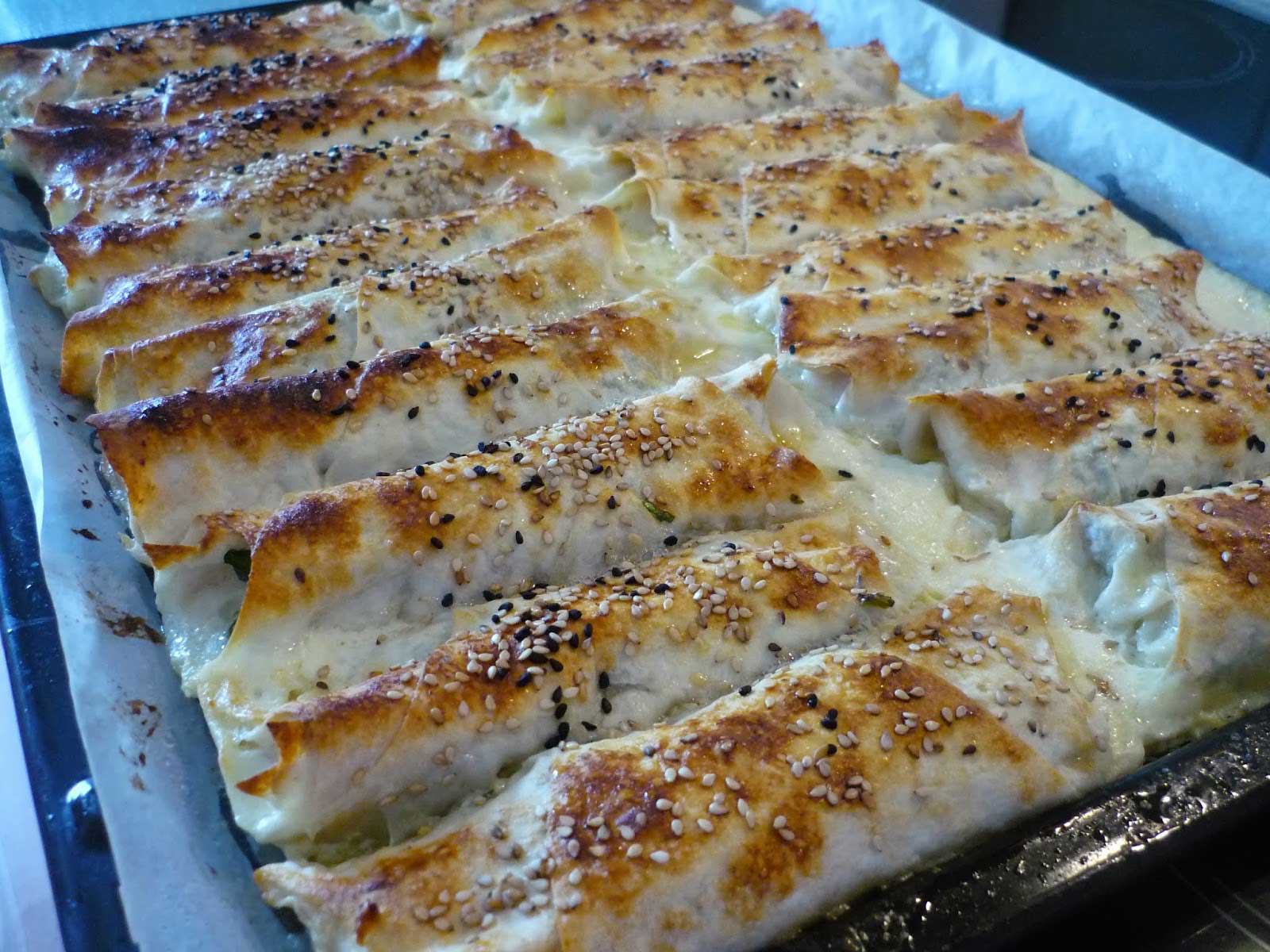 Börek mit Spinatfüllung - Ispanaklı Börek