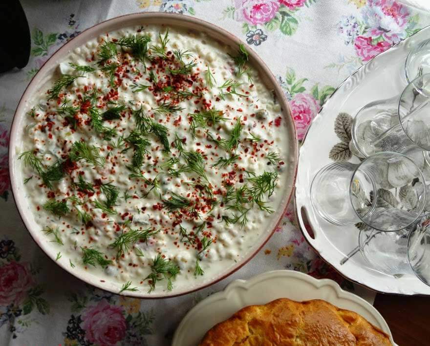 Kuskus Salat mit Joghurt - Yoğurtlu Kuskus Salatası