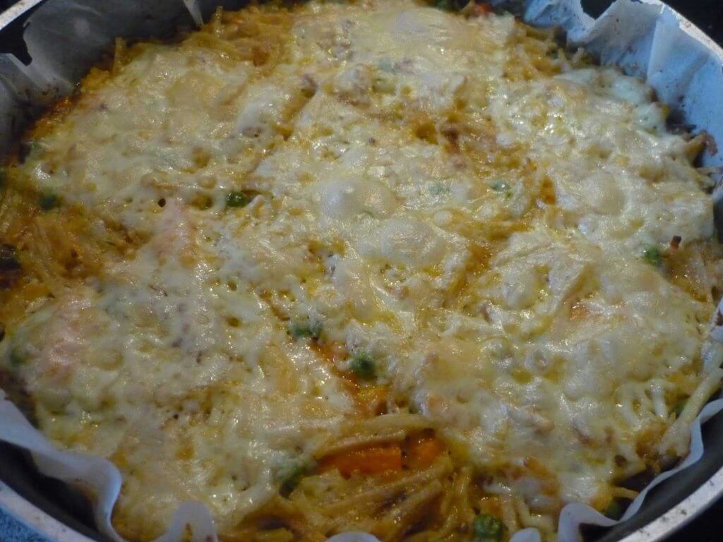 Türkische Nudeln mit Gemüse Auflauf Rezept - Fırında Sebzeli Erişte Tarifi