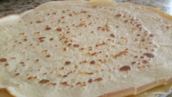 Crepes mit Sesampaste - Tahinli Krep