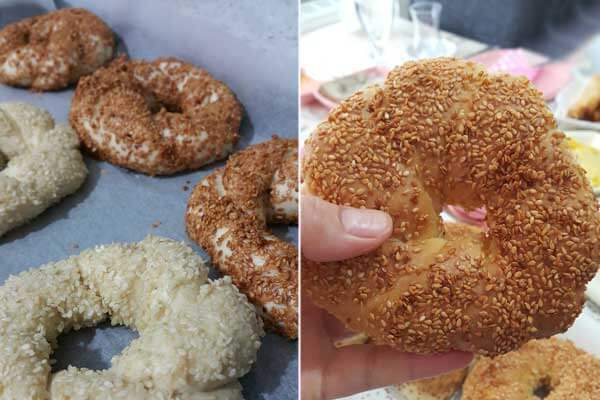 Sesamringe mit Milch - Sütlü Simit