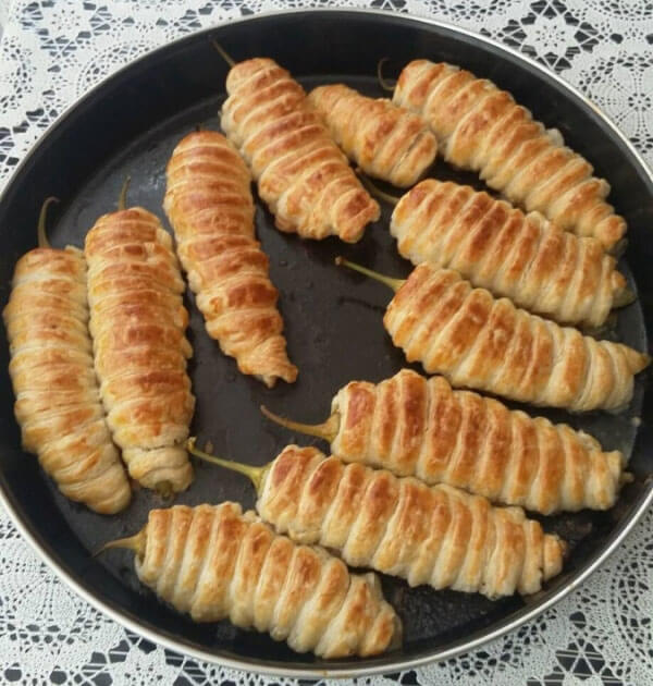 Eingerollte Paprika - Milföylü Biber Sarma