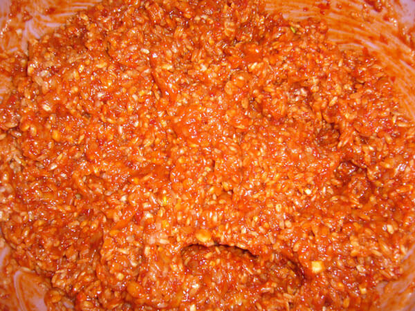 Gefüllte Weinblätter, Auberginen und Paprika - Zeytinyağlı Sarma