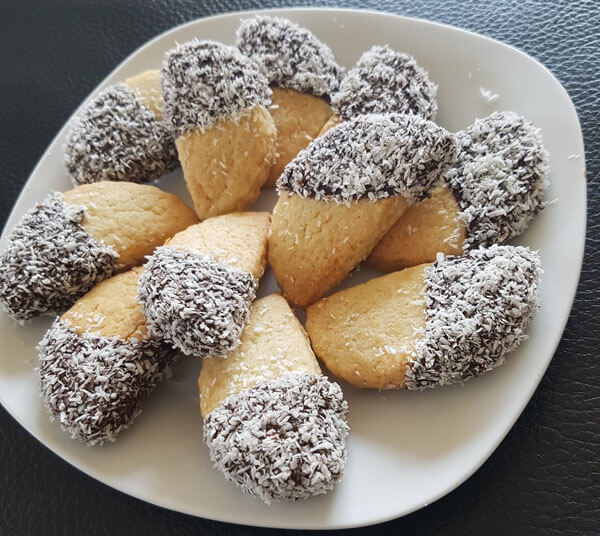 Plätzchen mit Kokosnuss Hindistan Cevizli Kurabiye