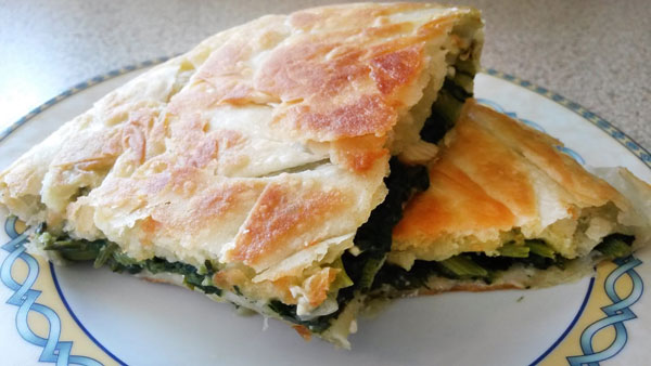 Börek aus der Pfanne - Ispanaklı Tava Böreği