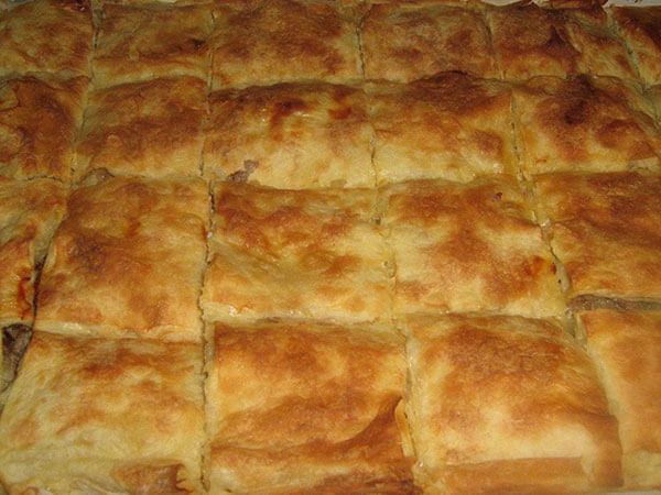 Börek mit Hähnchen - Tavuklu Börek