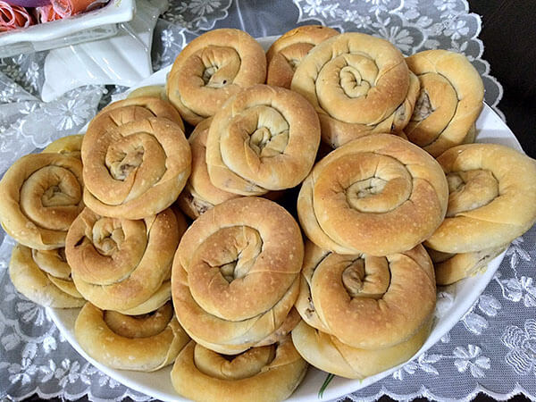 Börek mit Hackfleisch - Kıymalı Gül Böreği