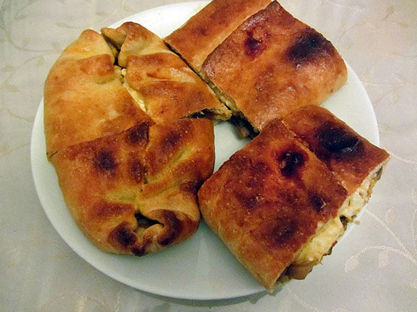 Fladen mit Champignons - Mantarlı Pide