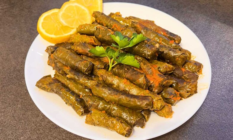 Sarma Rezept originale türkische gefüllte Weinblätter